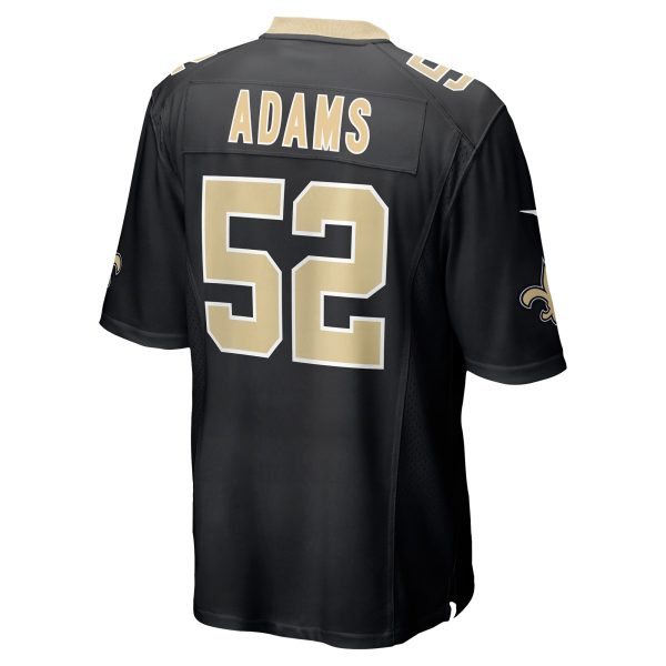Men's New Orleans Saints Montravius Adams Nike Black Game Jersey