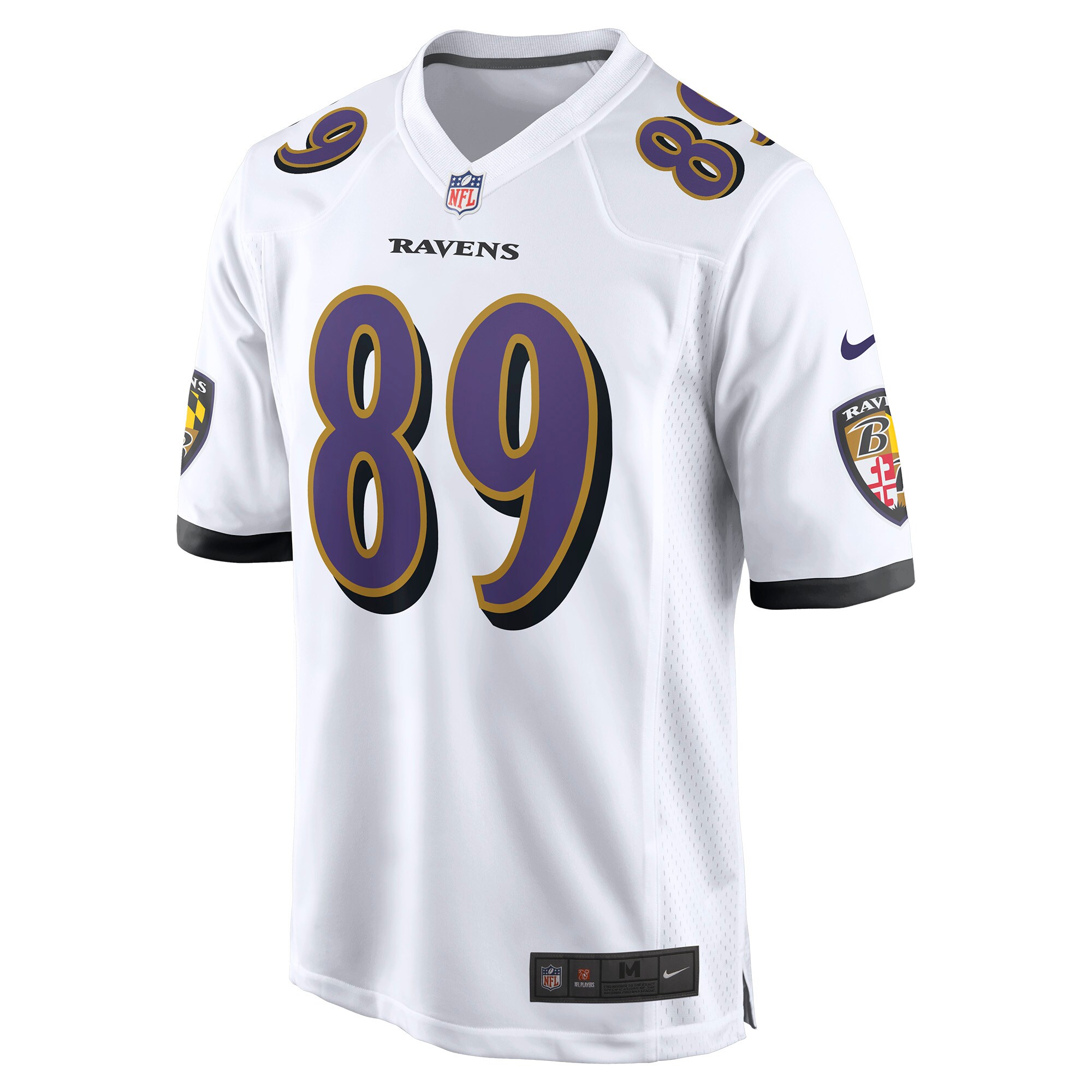 Men's Baltimore Ravens Mark Andrews Nike White Game Jersey