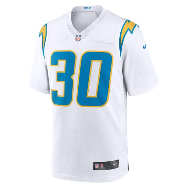 Men's Los Angeles Chargers Austin Ekeler Nike White Game Jersey