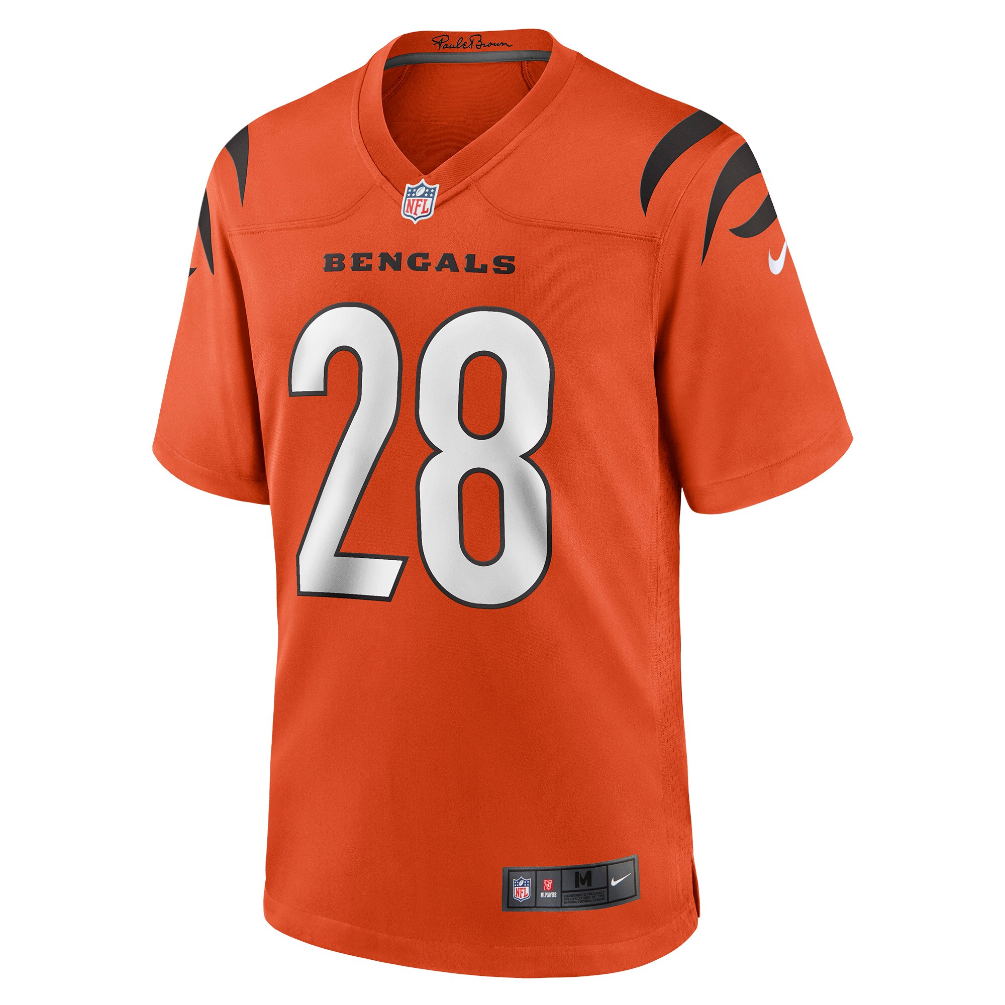 Men's Cincinnati Bengals Joe Mixon Nike Orange Game Jersey