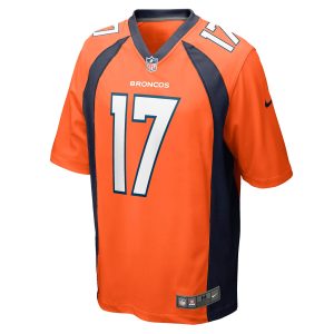 Men's Denver Broncos John Brown Nike Orange Game Jersey