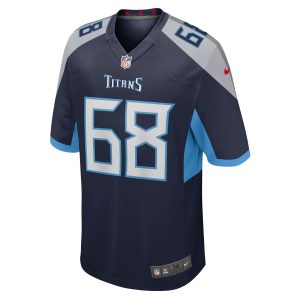 Men's Tennessee Titans Bobby Hart Nike Navy Game Jersey