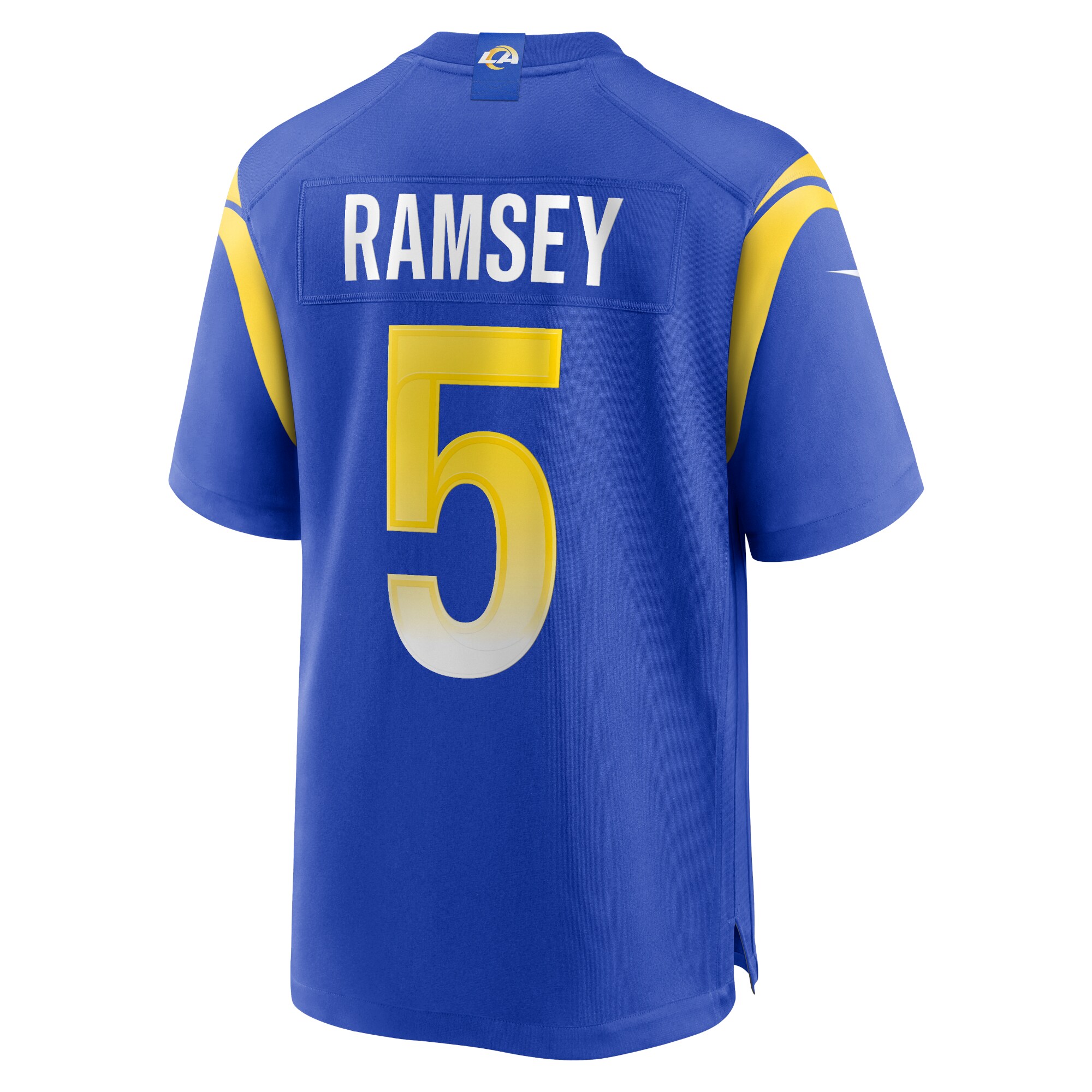 Men's Los Angeles Rams Jalen Ramsey Nike Royal Super Bowl LVI Game Patch Jersey