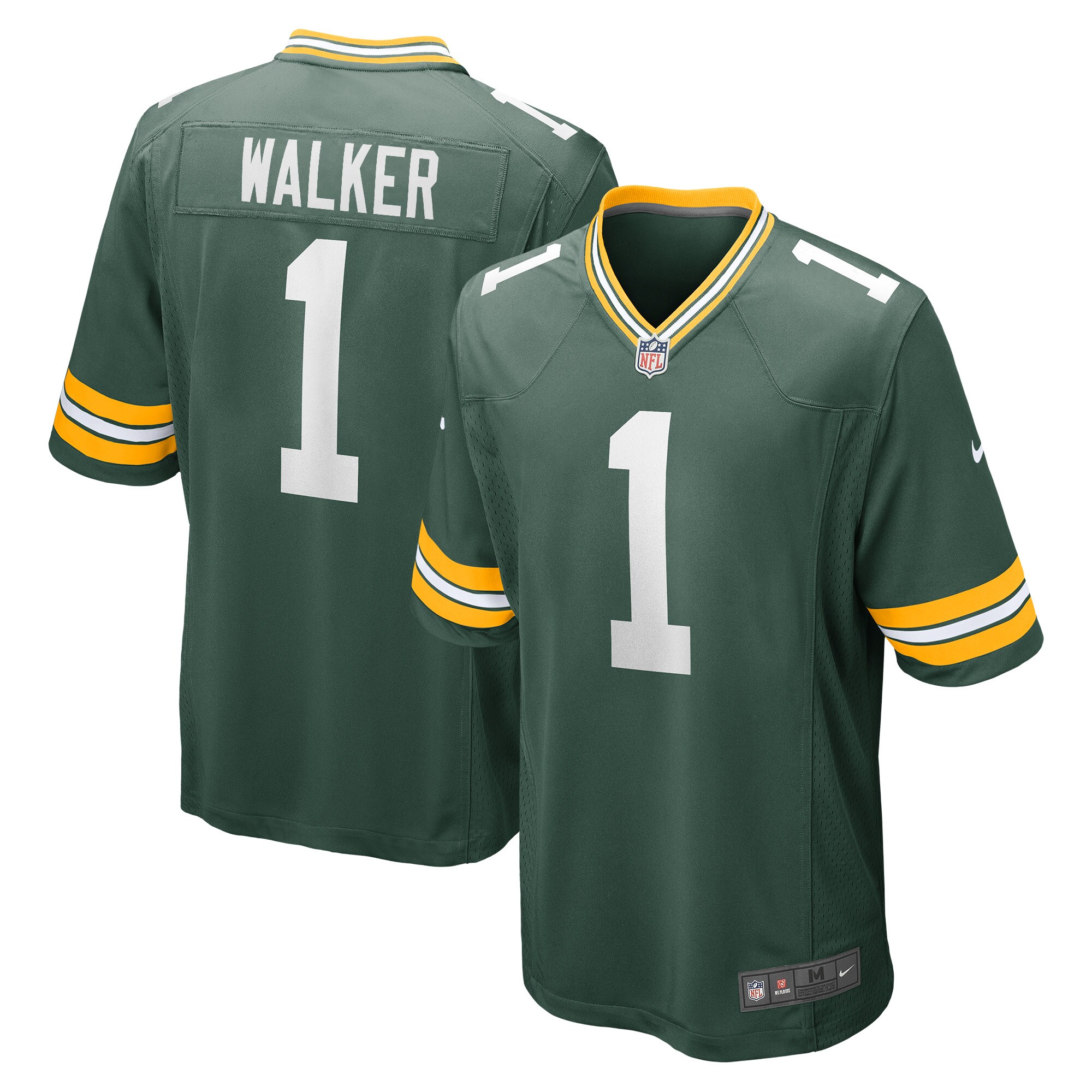 Men's Green Bay Packers Quay Walker Nike Green 2022 NFL Draft First Round Pick Game Jersey