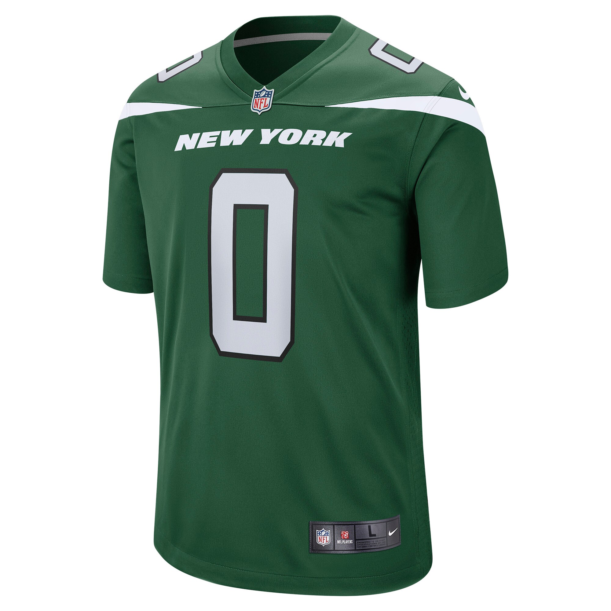 Men's New York Jets Jermaine Johnson II Nike Gotham Green 2022 NFL Draft First Round Pick Game Jersey