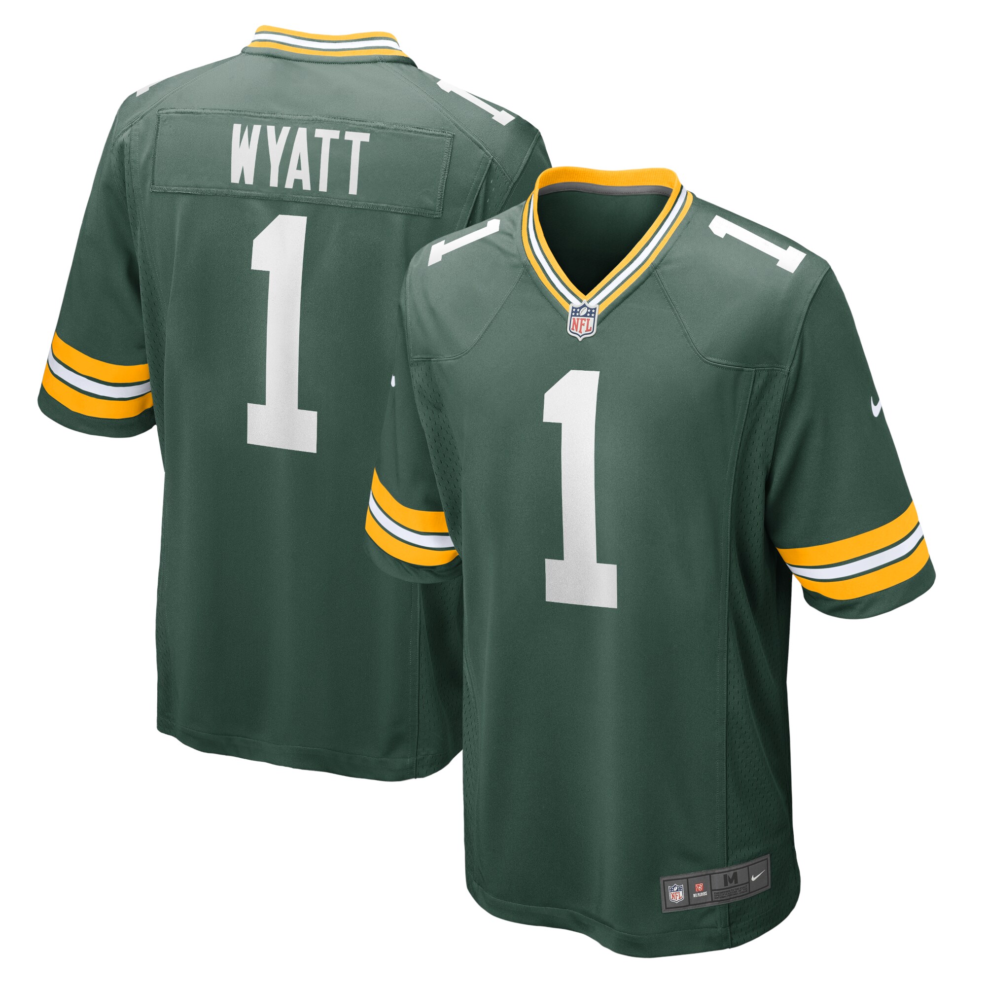 Men's Green Bay Packers Devonte Wyatt Nike Green 2022 NFL Draft First Round Pick Player Game Jersey