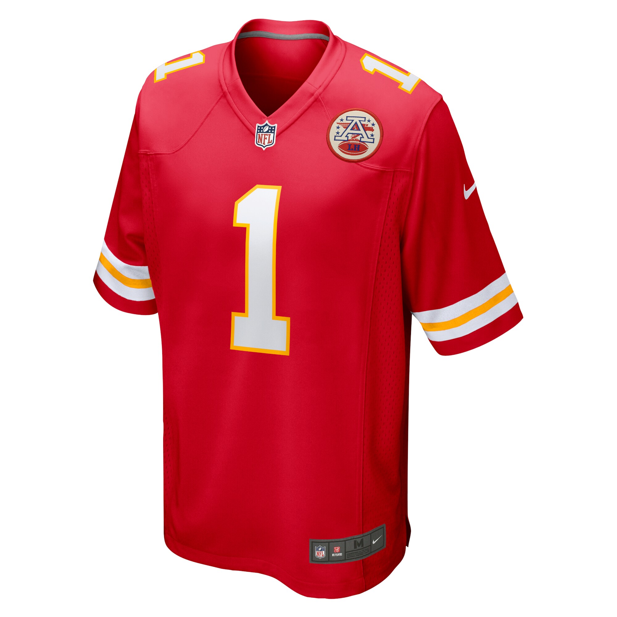 Men's Kansas City Chiefs George Karlaftis Nike Red 2022 NFL Draft First Round Pick Player Game Jersey