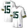 Men's Green Bay Packers Bart Starr Mitchell & Ness White 1969 Legacy Replica Jersey