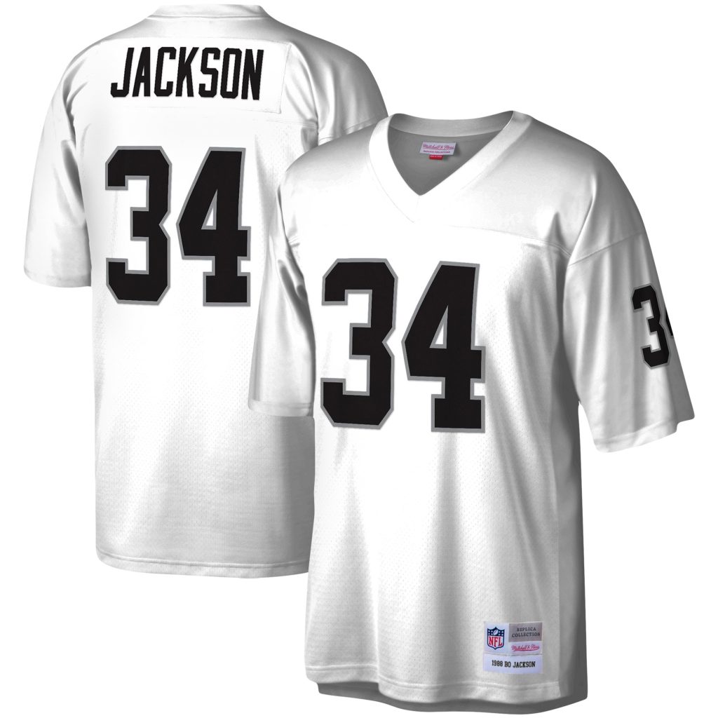 Bo Jackson Las Vegas Raiders Mitchell & Ness Legacy Replica Jersey - White