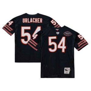 Brian Urlacher Chicago Bears 2003 Mitchell & Ness Authentic Throwback Retired Player Jersey - Navy