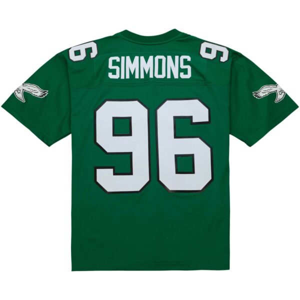 Clyde Simmons Philadelphia Eagles Mitchell & Ness Legacy Replica Jersey - Kelly Green