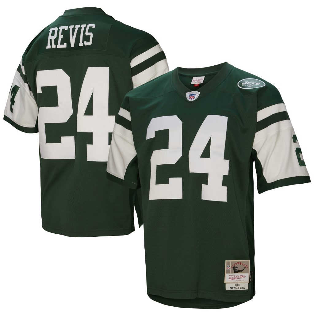 Darrelle Revis New York Jets Mitchell & Ness Legacy Replica Jersey - Green