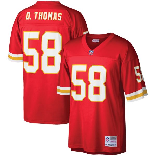 Men's Mitchell & Ness Derrick Thomas Red Kansas City Chiefs Legacy ...