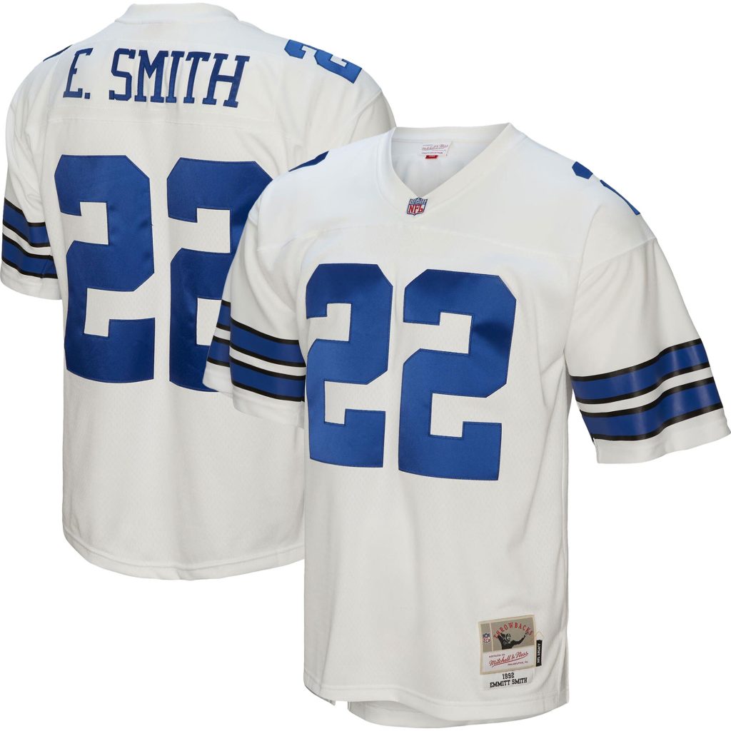 Emmitt Smith Dallas Cowboys Mitchell & Ness Legacy Replica Jersey - White