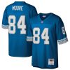 Men's Mitchell & Ness Herman Moore Blue Detroit Lions Retired Player Legacy Replica Jersey