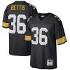 Men's Pittsburgh Steelers Jerome Bettis Mitchell & Ness Black Big & Tall 1996 Retired Player Replica Jersey