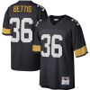 Men's Mitchell & Ness Jerome Bettis Black Pittsburgh Steelers Legacy Replica Jersey