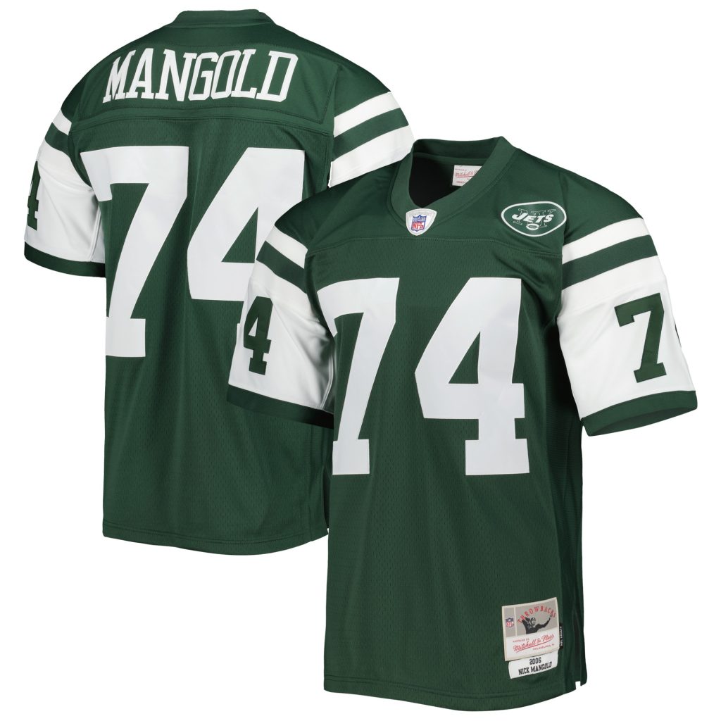 Nick Mangold New York Jets Mitchell & Ness Legacy Replica Jersey - Green