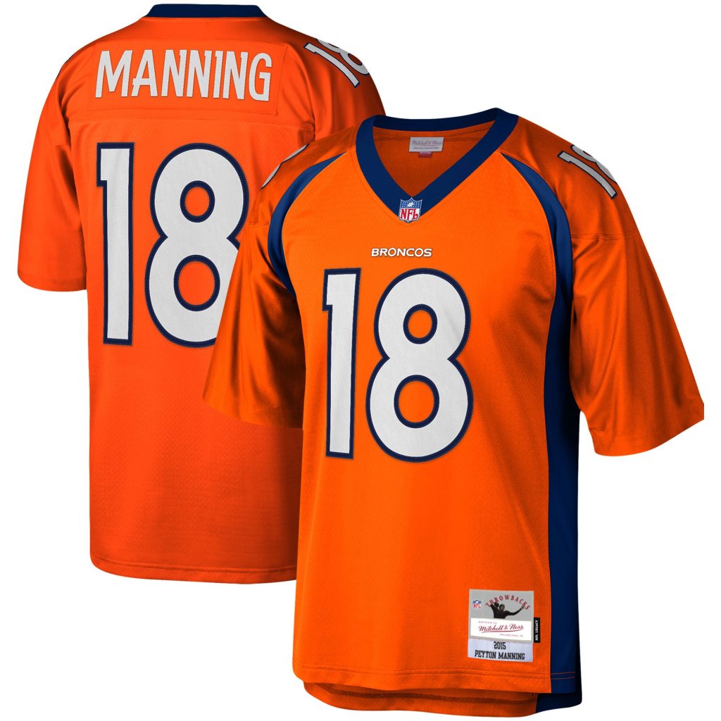 Peyton Manning Denver Broncos Mitchell & Ness Legacy Replica Jersey - Orange