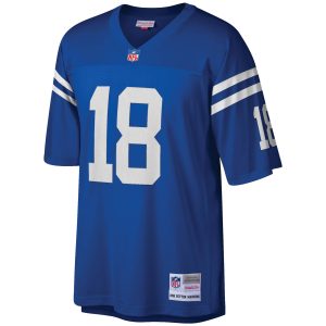 Men's Mitchell & Ness Peyton Manning Royal Indianapolis Colts Legacy Replica Jersey