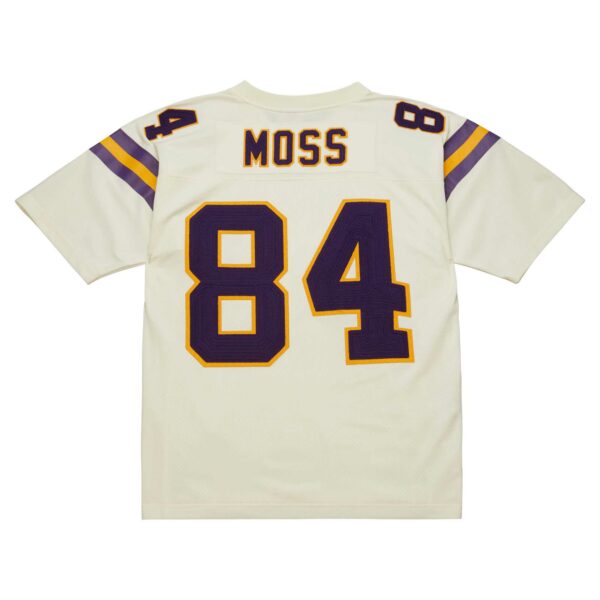 Randy Moss Minnesota Vikings Mitchell & Ness Chainstitch Legacy Jersey - Cream