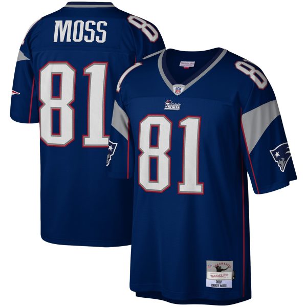 Men's New England Patriots Randy Moss Mitchell & Ness Navy Legacy Replica Jersey