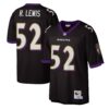 Men's Mitchell & Ness Ray Lewis Black Baltimore Ravens 2004 Authentic Throwback Retired Player Jersey