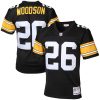 Men's Pittsburgh Steelers Rod Woodson Mitchell & Ness Black Retired Player Legacy Replica Jersey