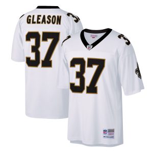 Men's New Orleans Saints Steve Gleason Mitchell & Ness White Big & Tall 2006 Retired Player Replica Jersey