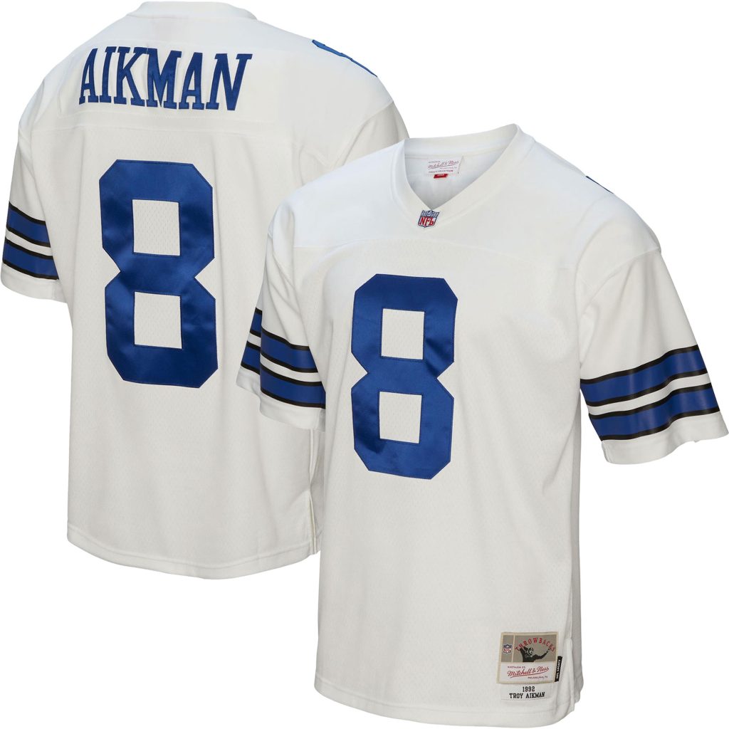 Troy Aikman Dallas Cowboys Mitchell & Ness Legacy Replica Jersey - White
