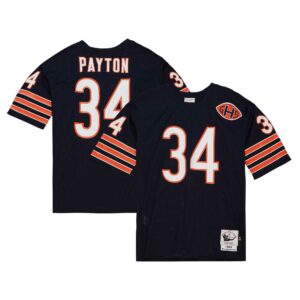 Walter Payton Chicago Bears 1983 Mitchell & Ness Authentic Throwback Retired Player Jersey - Navy