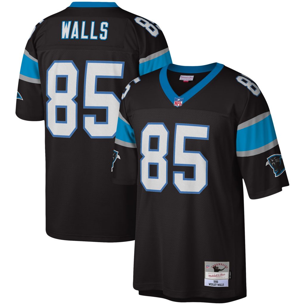 Wesley Walls Carolina Panthers Mitchell & Ness Legacy Replica Jersey - Black