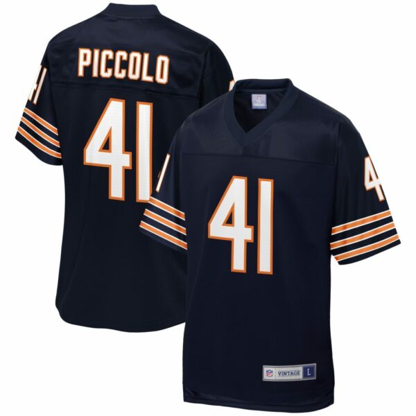 Men's Chicago Bears Brian Piccolo NFL Pro Line Navy Retired Team Player Jersey