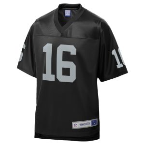 Men's Las Vegas Raiders Jim Plunkett NFL Pro Line Black Retired Team Player Jersey