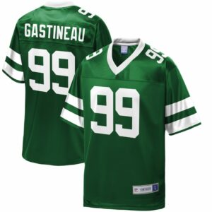 Men's New York Jets Mark Gastineau NFL Pro Line Green Retired Player Jersey