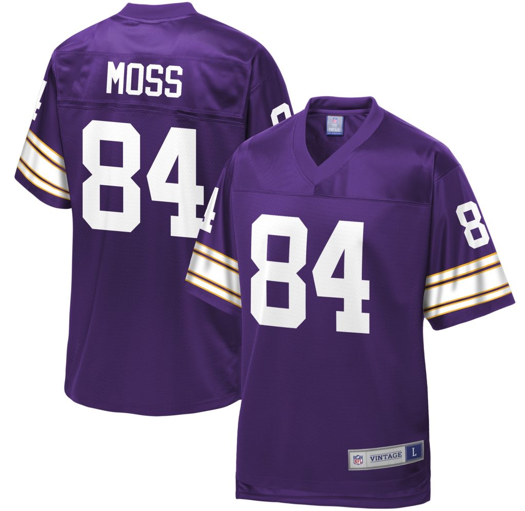 Randy Moss Minnesota Vikings NFL Pro Line Retired Player Replica Jersey - Purple