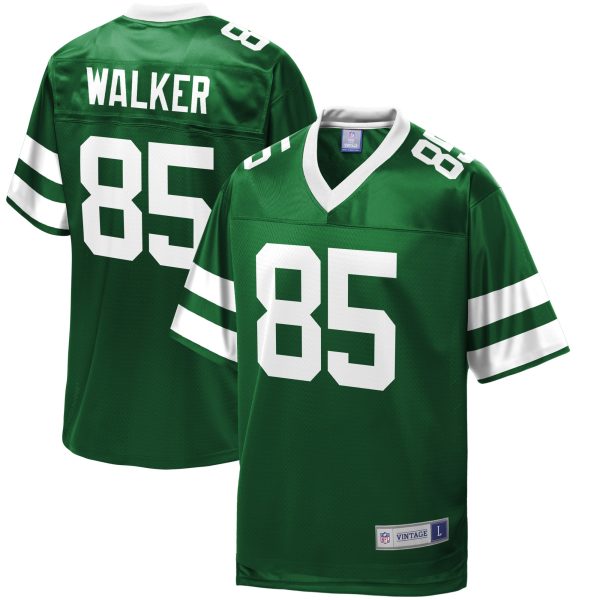 Men's New York Jets Wesley Walker NFL Pro Line Green Retired Player Jersey