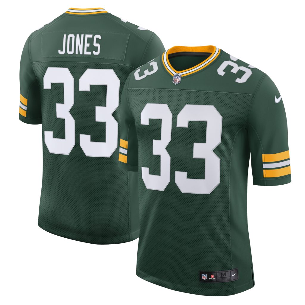 Men's Green Bay Packers Aaron Jones Nike Green Limited Jersey