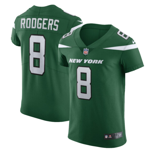 Aaron Rodgers New York Jets Nike Alternate Vapor F.U.S.E. Elite Jersey - Gotham Green
