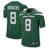 Men's New York Jets Aaron Rodgers Nike Gotham Green Game Jersey