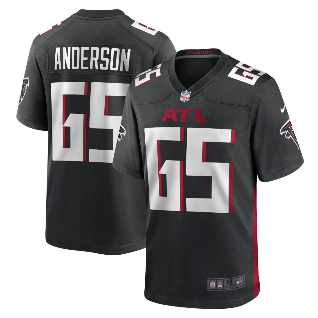 Men's Atlanta Falcons Abdullah Anderson Nike Black Game Player Jersey