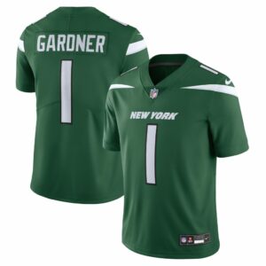 Men's New York Jets Ahmad Sauce Gardner Nike Gotham Green Vapor Untouchable Limited Jersey