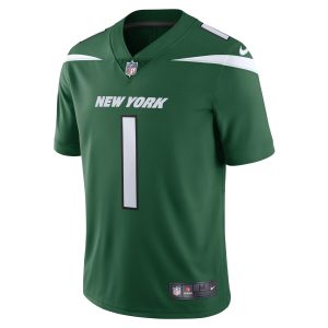 Men's New York Jets Ahmad Sauce Gardner Nike Green Vapor Limited Jersey