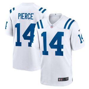 Men's Indianapolis Colts Alec Pierce Nike White Away Game Player Jersey