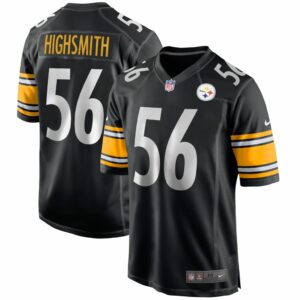 Men's Pittsburgh Steelers Alex Highsmith Nike Black Game Jersey