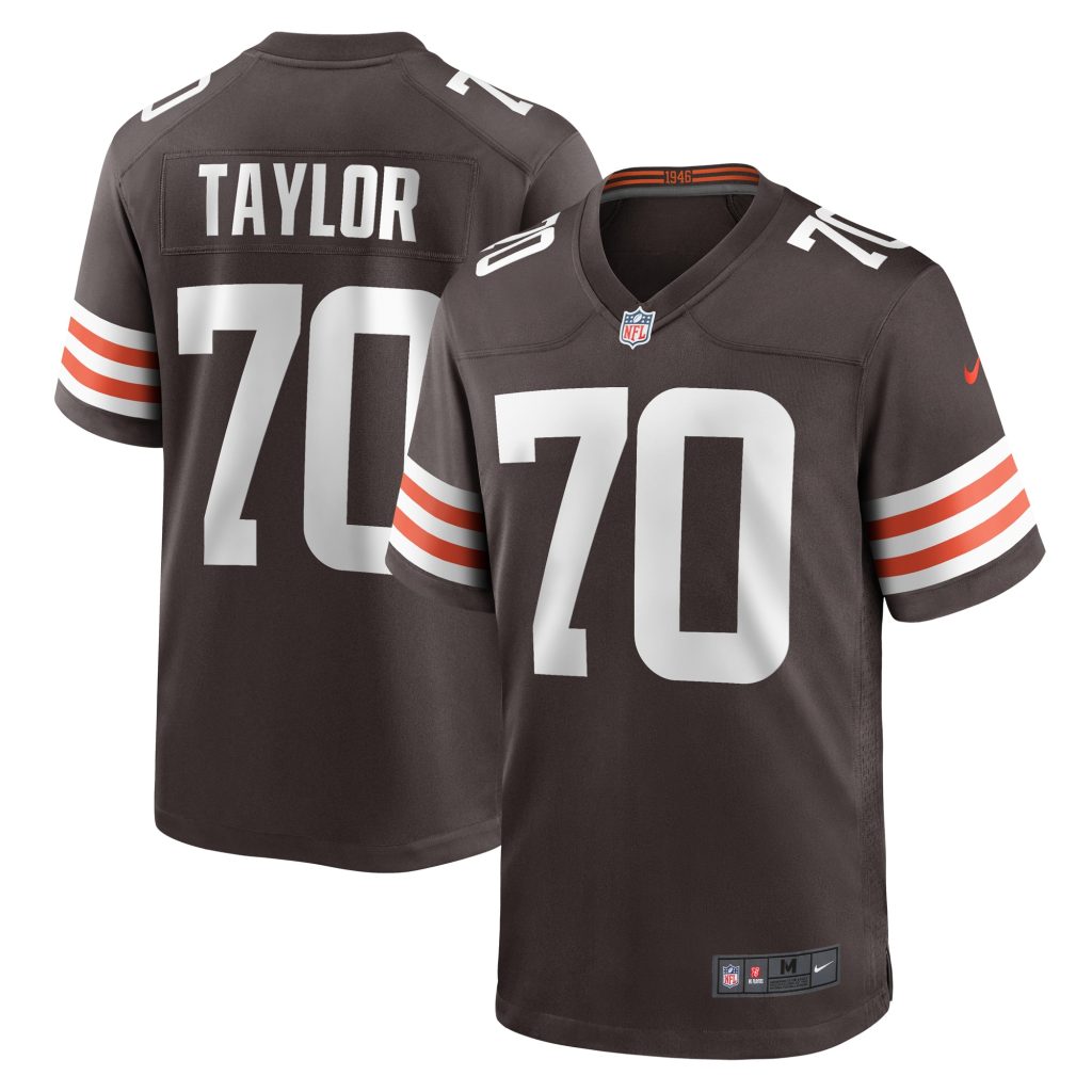 Men's Cleveland Browns Alex Taylor Nike Brown Team Game Player Jersey