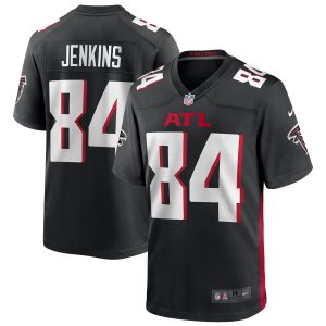Men's Atlanta Falcons Alfred Jenkins Nike Black Game Retired Player Jersey