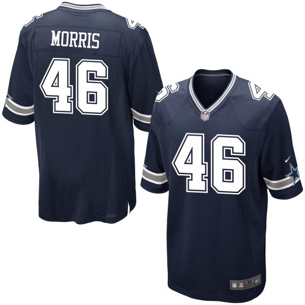 Men's Dallas Cowboys Alfred Morris Nike Navy Game Jersey