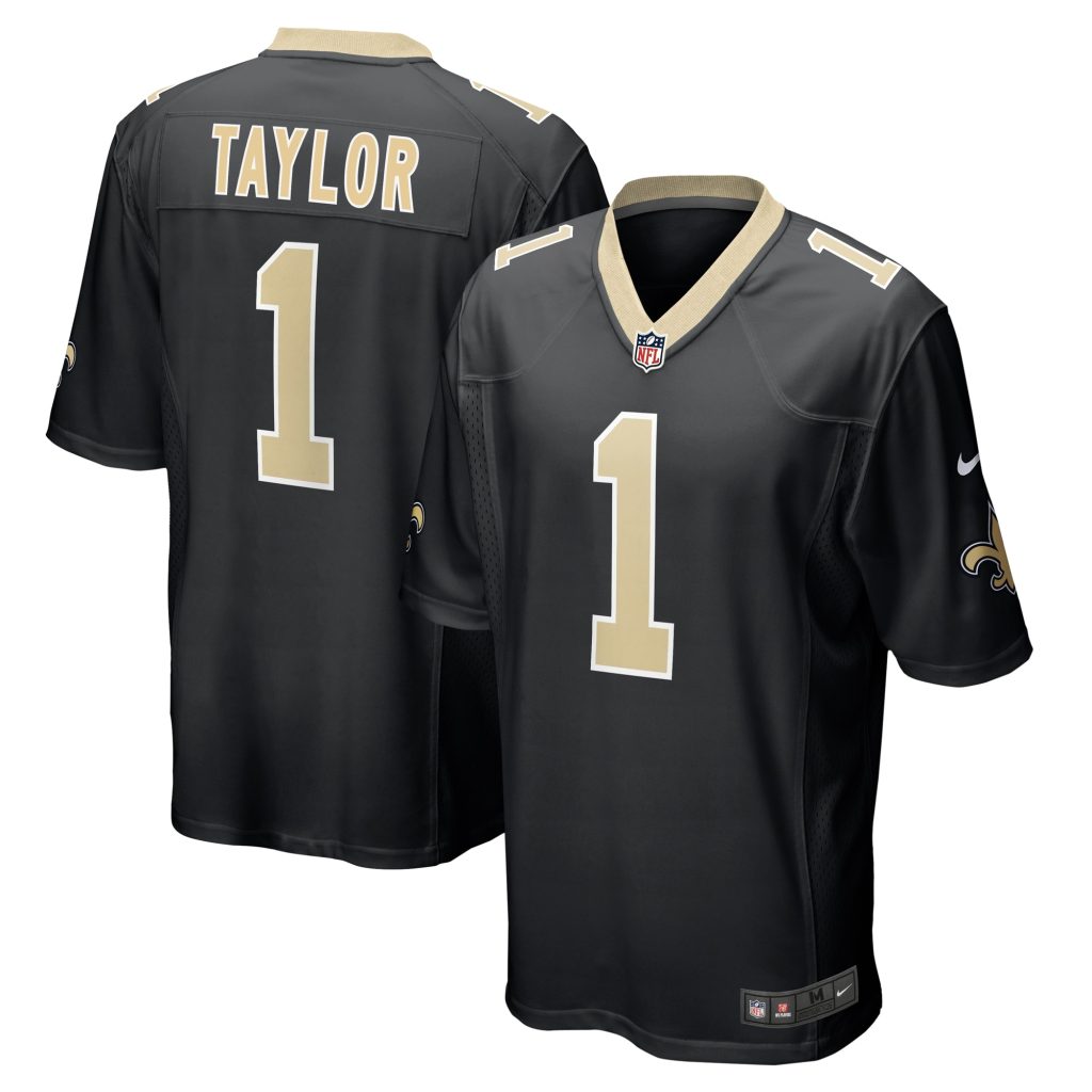 Alontae Taylor New Orleans Saints Nike Team Game Jersey -  Black
