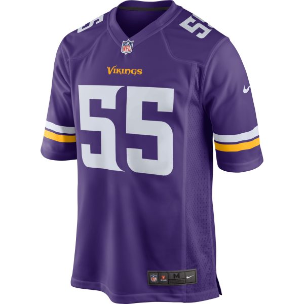 Men's Minnesota Vikings Anthony Barr Nike Purple Game Jersey